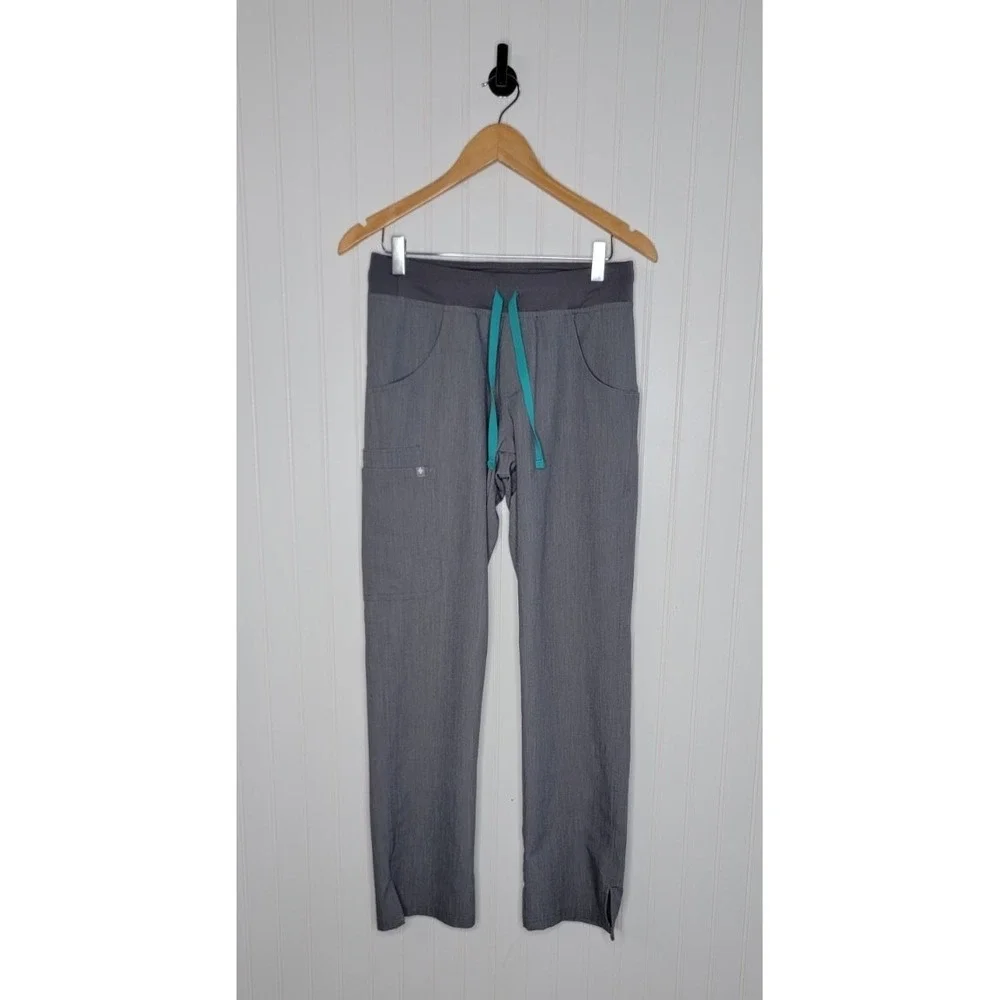 FIGS Kade Cargo Technical Collection Scrub Pants Women's Size XS Gray